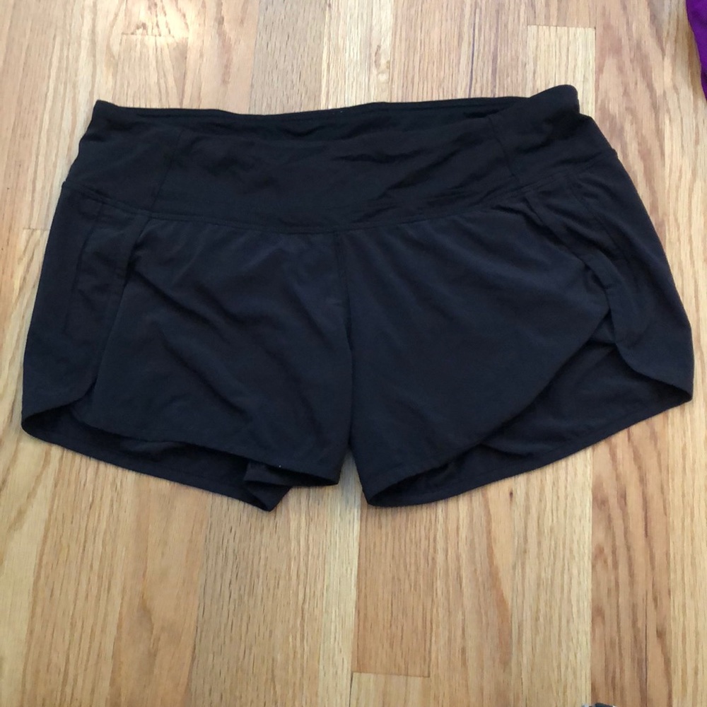 Lulu Lemon Black Shorts Size 8